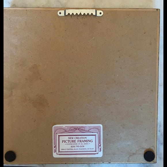 Tuscany Terrace by Allayn Stevens - Beautifully Custom Framed 9”x9” Square Print - Picture 6 of 6